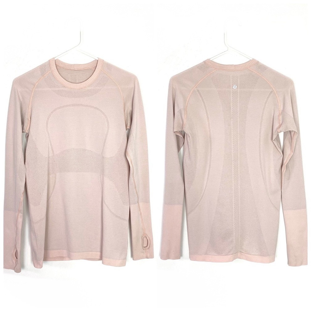 lululemon athletica Pink Long Sleeve Tee